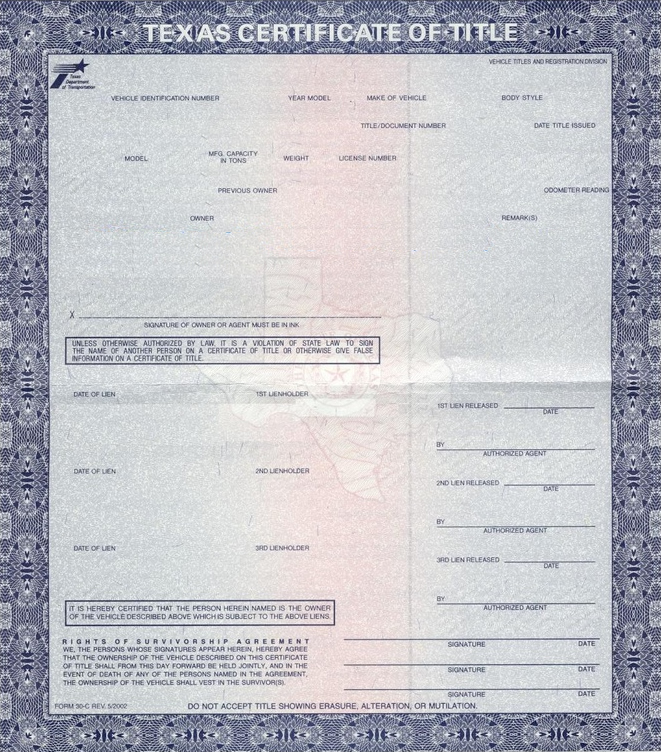TXMV Title Bonds